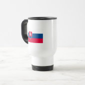 Tasse de drapeau de la Slovaquie (Devant gauche)
