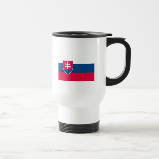 Tasse de drapeau de la Slovaquie (Droite)