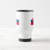 Tasse de drapeau de la Slovaquie (Centre)