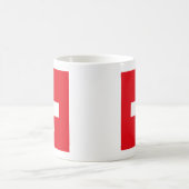 Tasse de drapeau de la Suisse (Centre)