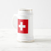 Tasse de drapeau de la Suisse (Devant gauche)