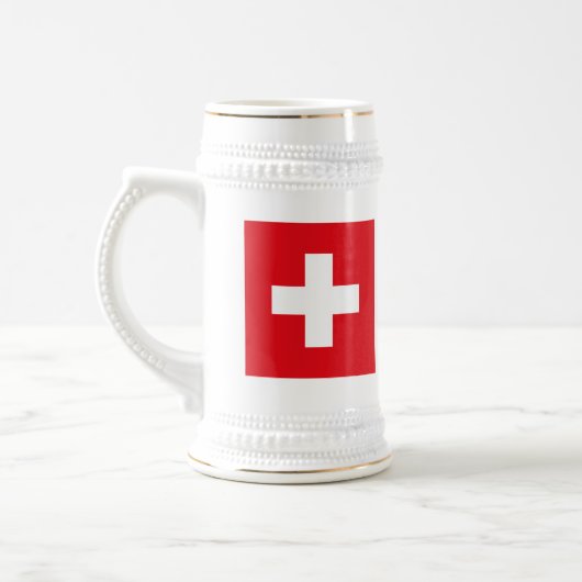 Tasse de drapeau de la Suisse (Gauche)