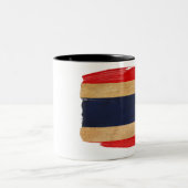 Tasse de drapeau de la Thaïlande (Centre)
