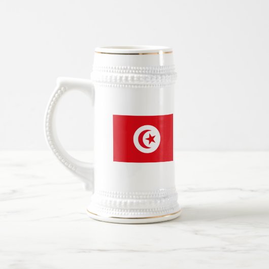 Tasse de drapeau de la Tunisie (Gauche)