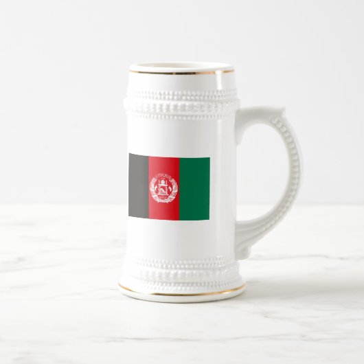 Tasse de drapeau de l'Afghanistan (Droite)