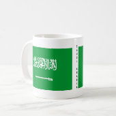 Tasse de drapeau de l'Arabie Saoudite (Devant gauche)