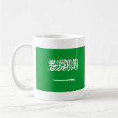 Tasse de drapeau de l'Arabie Saoudite (Gauche)