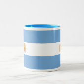 Tasse de drapeau de l'Argentine (Centre)
