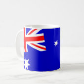 Tasse de drapeau de l'Australie (Devant gauche)