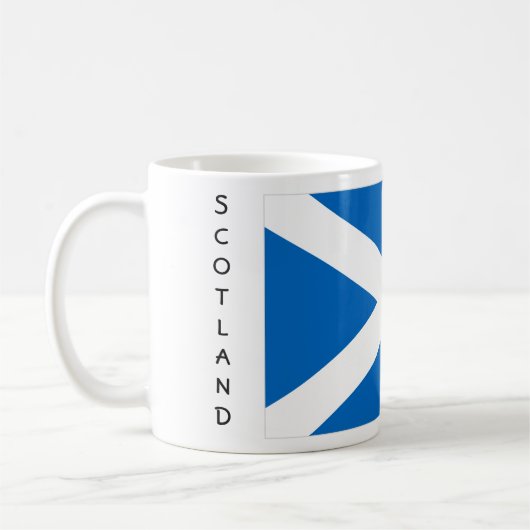 Tasse de drapeau de l'Ecosse (Gauche)
