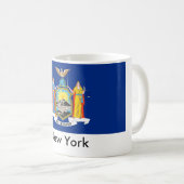 Tasse de drapeau de l'état de New-York (Devant droit)