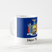 Tasse de drapeau de l'état de New-York (Devant gauche)