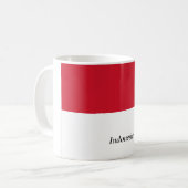 Tasse de drapeau de l'Indonésie (Devant gauche)