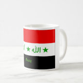 Tasse de drapeau de l'Irak (Devant droit)