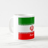 Tasse de drapeau de l'Iran (Devant gauche)