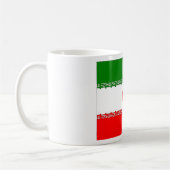 Tasse de drapeau de l'Iran (Gauche)