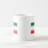 Tasse de drapeau de l'Iran (Centre)