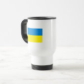 Tasse de drapeau de l'Ukraine (Devant gauche)