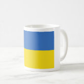 tasse de drapeau de l'Ukraine (Devant droit)