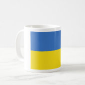 tasse de drapeau de l'Ukraine (Devant gauche)