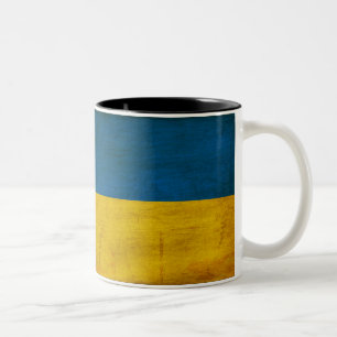 Tasse de drapeau de l'Ukraine