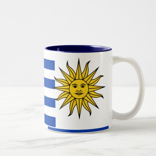 Tasse de drapeau de l'Uruguay (Droit)
