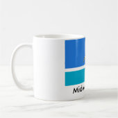 Tasse de drapeau de Midway Islands (Gauche)