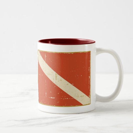 Tasse de drapeau de piqué (Droit)