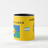 Tasse de drapeau de province de Buenos Aires (Centre)