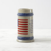 Tasse de drapeau de serment de fidélité (Centre)