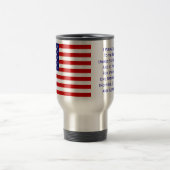 Tasse de drapeau de serment de fidélité (Centre)