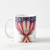 Tasse de drapeau de serment de fidélité (Gauche)