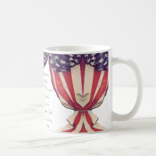 Tasse de drapeau de serment de fidélité (Droite)