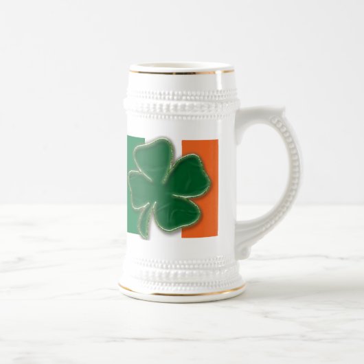 Tasse de drapeau de shamrock (Droite)