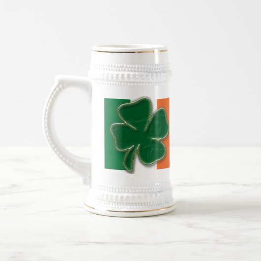 Tasse de drapeau de shamrock (Gauche)