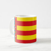 Tasse de drapeau de Valence (Devant gauche)