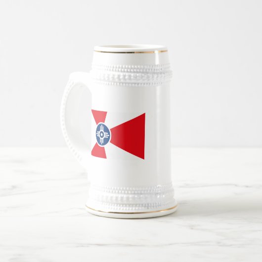 Tasse de drapeau de Wichita (Devant gauche)