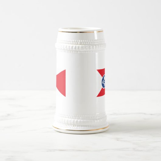 Tasse de drapeau de Wichita (Centre)