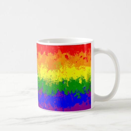 Tasse de drapeau d'éclaboussure de peinture (Droite)