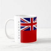 Tasse de drapeau des Bermudes (Gauche)