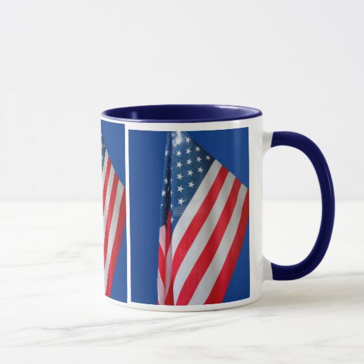 Tasse de drapeau des Etats-Unis d'Amérique (Droite)