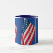 Tasse de drapeau des Etats-Unis d'Amérique (Centre)