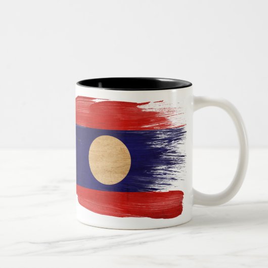 Tasse de drapeau des Laotiens (Droit)