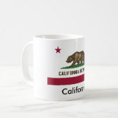 Tasse de drapeau d'état de la Californie (Devant gauche)