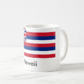 Tasse de drapeau d'état d'Hawaï (Devant droit)