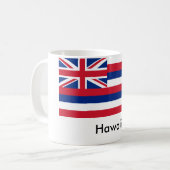Tasse de drapeau d'état d'Hawaï (Devant gauche)