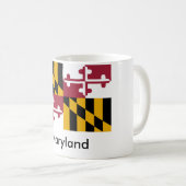 Tasse de drapeau d'état du Maryland (Devant droit)