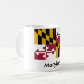 Tasse de drapeau d'état du Maryland (Devant gauche)