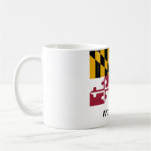 Tasse de drapeau d'état du Maryland (Gauche)