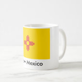 Tasse de drapeau d'état du Nouveau Mexique (Devant droit)